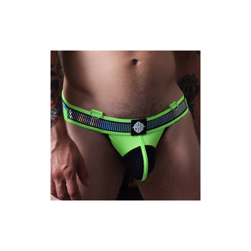 Breedwell Jockstrap REFLECTOR NEON Vert